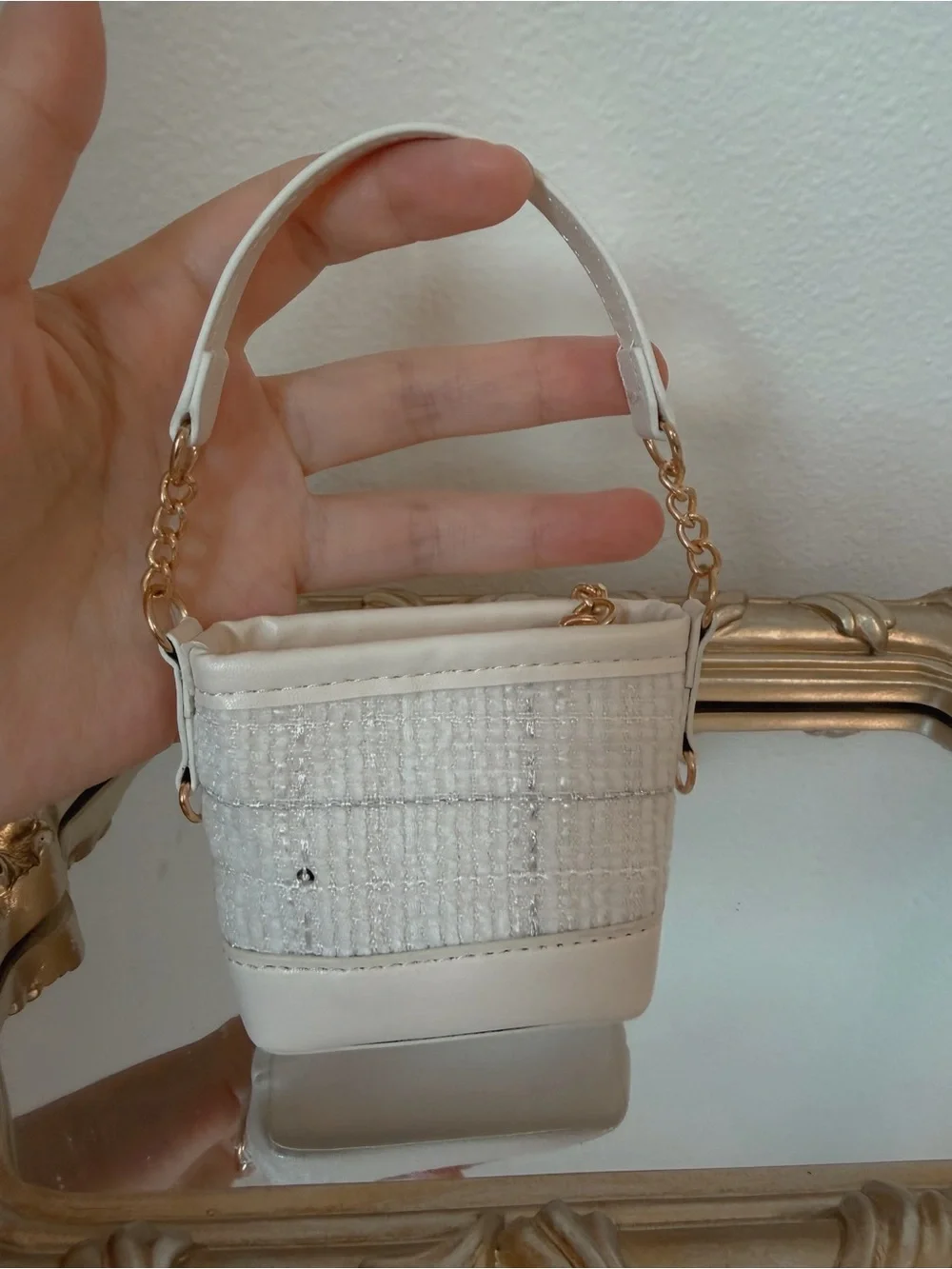 Mini Tweed Bag Charm Set